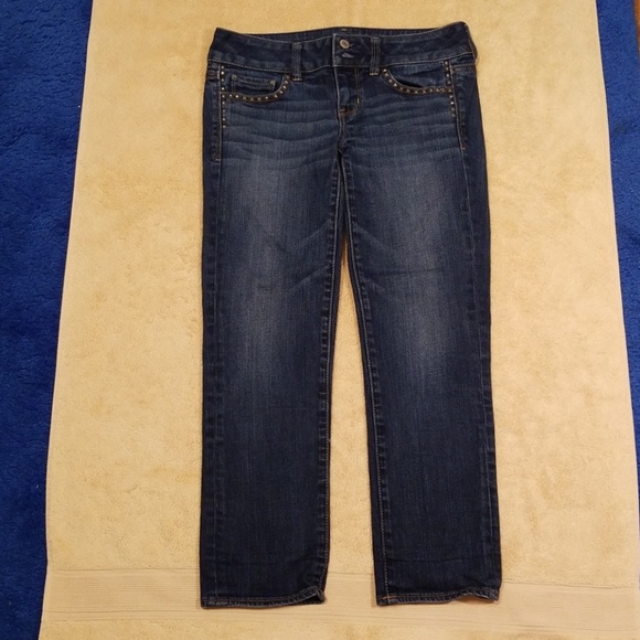 American Eagle Cropped Artist Stretch Jeans in 4 - Picture 2 of 8